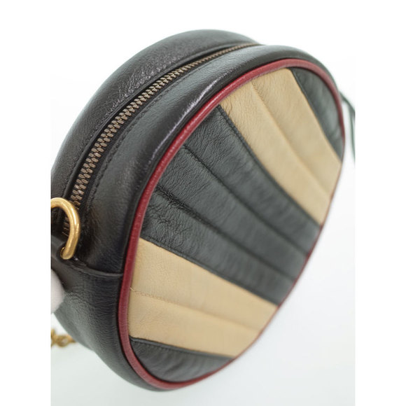 Gucci GG Marmont Round Mini Chain Shoulder Bag - Picture 6 of 8